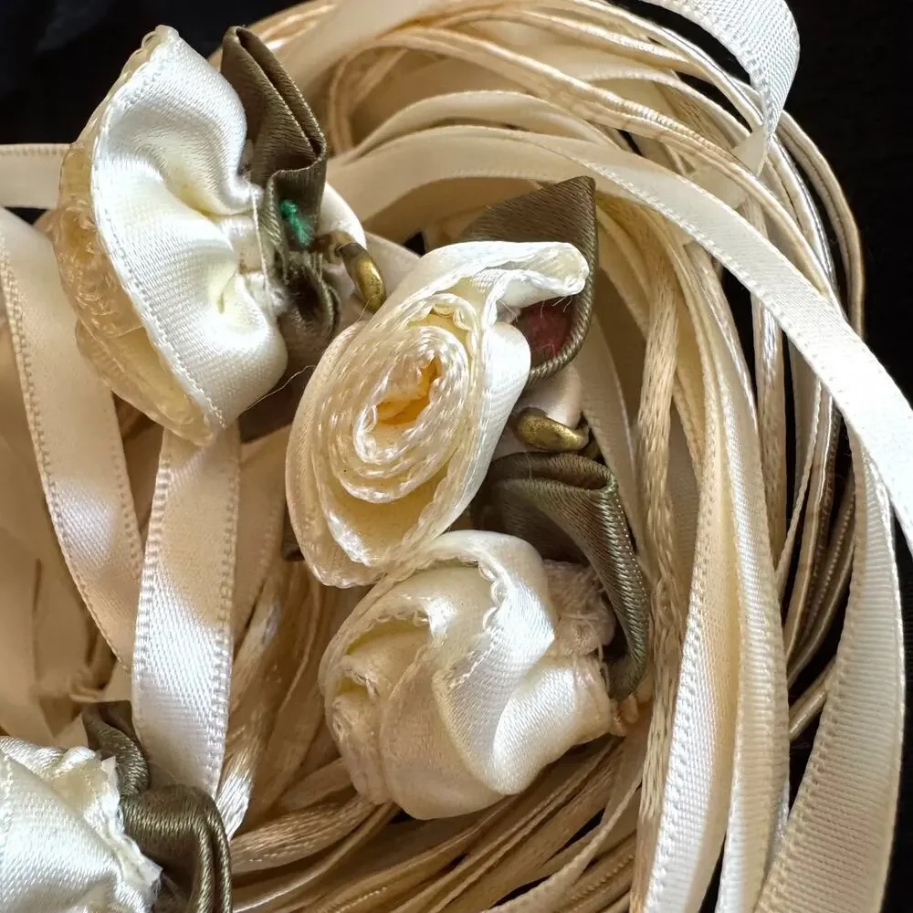 Renaissance Faire Ribbon Rosette Streamers Anna Konya Handmade Cosplay Fairycore